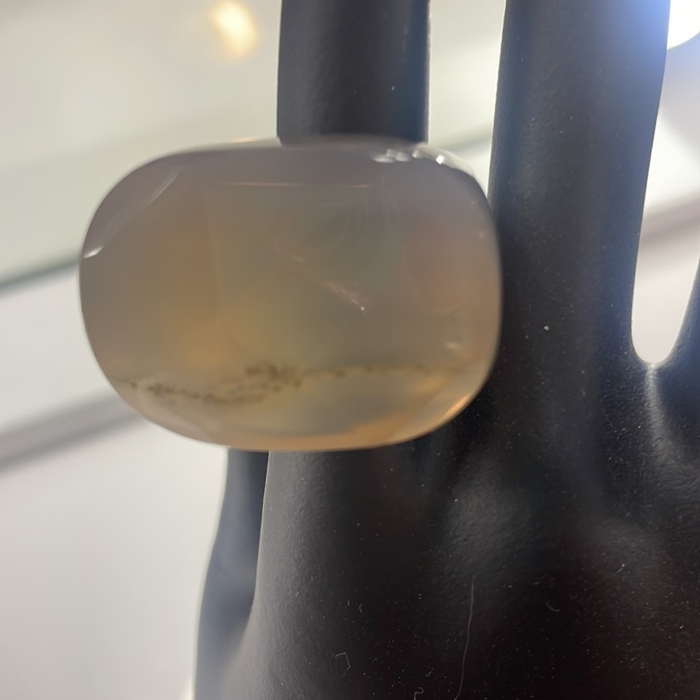 Smokey Quartz Cocktail, Faceted Gemstone, Chunky Ring, Size 9.5 - Picture 3 of 6